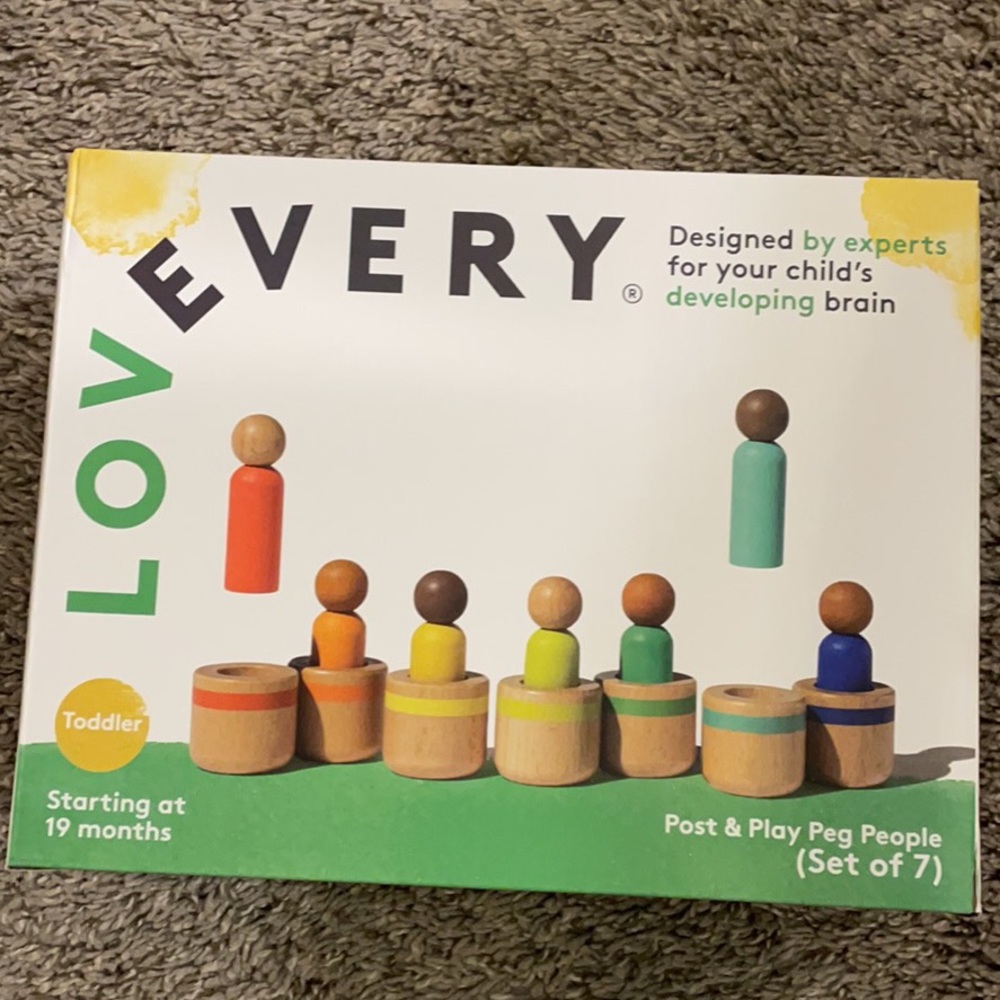 Lovevery x target post and peg people
